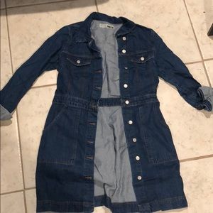 Top shop jean dress